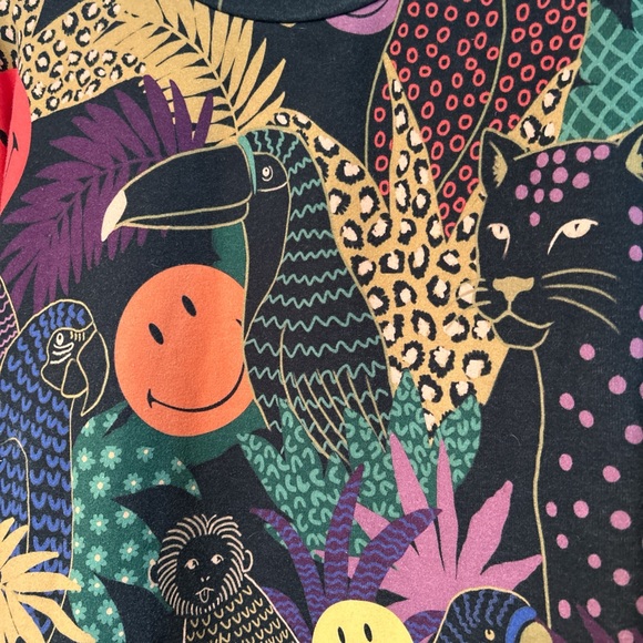 Farm Rio x Smiley Colorful Animal Print Sweater - Picture 4 of 5